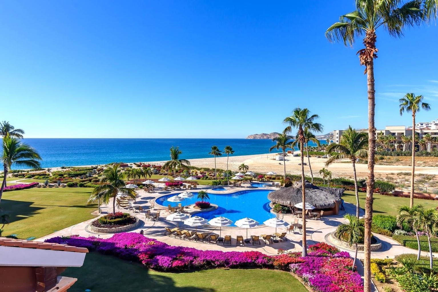 Ocean And Pool View From The Penthouse Terrace, Penthouse Ballena 402, Casa Del Mar, Cabo Real