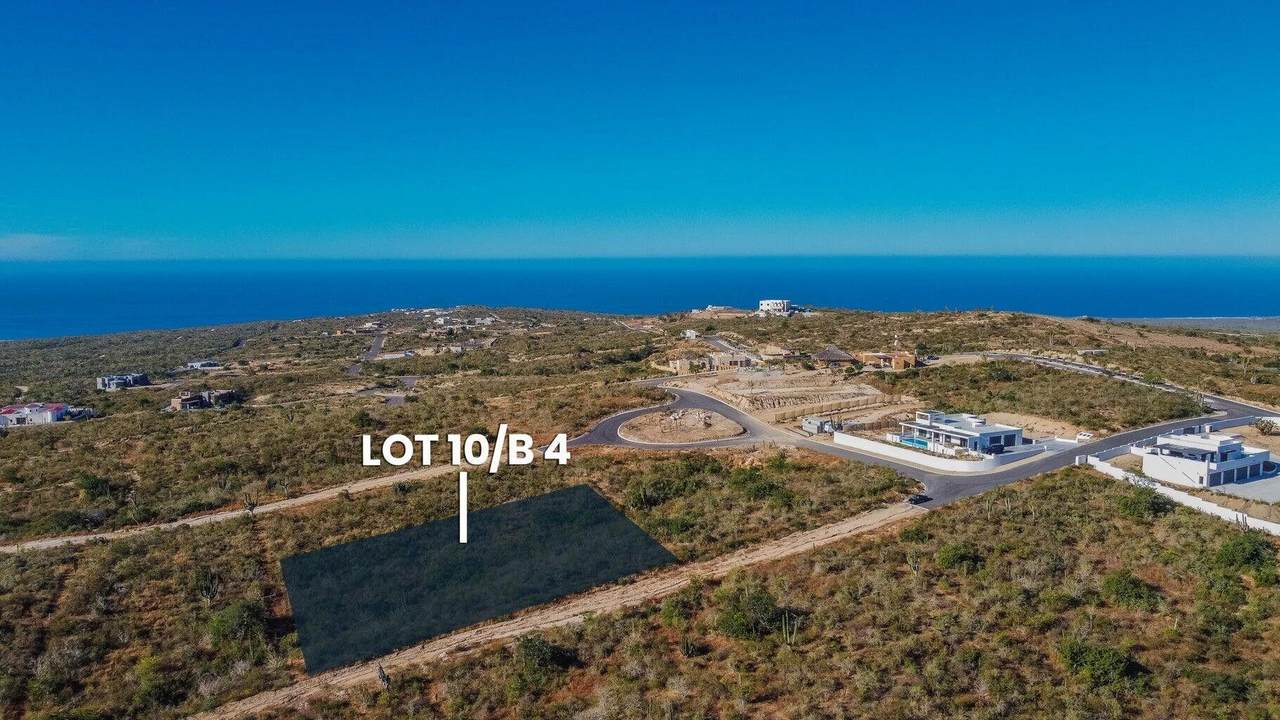 Cabo Real Real Estate Lot In Cabo Corridor With Ocean Views And Desert Landscape, Perfect For Luxury Estate Development.