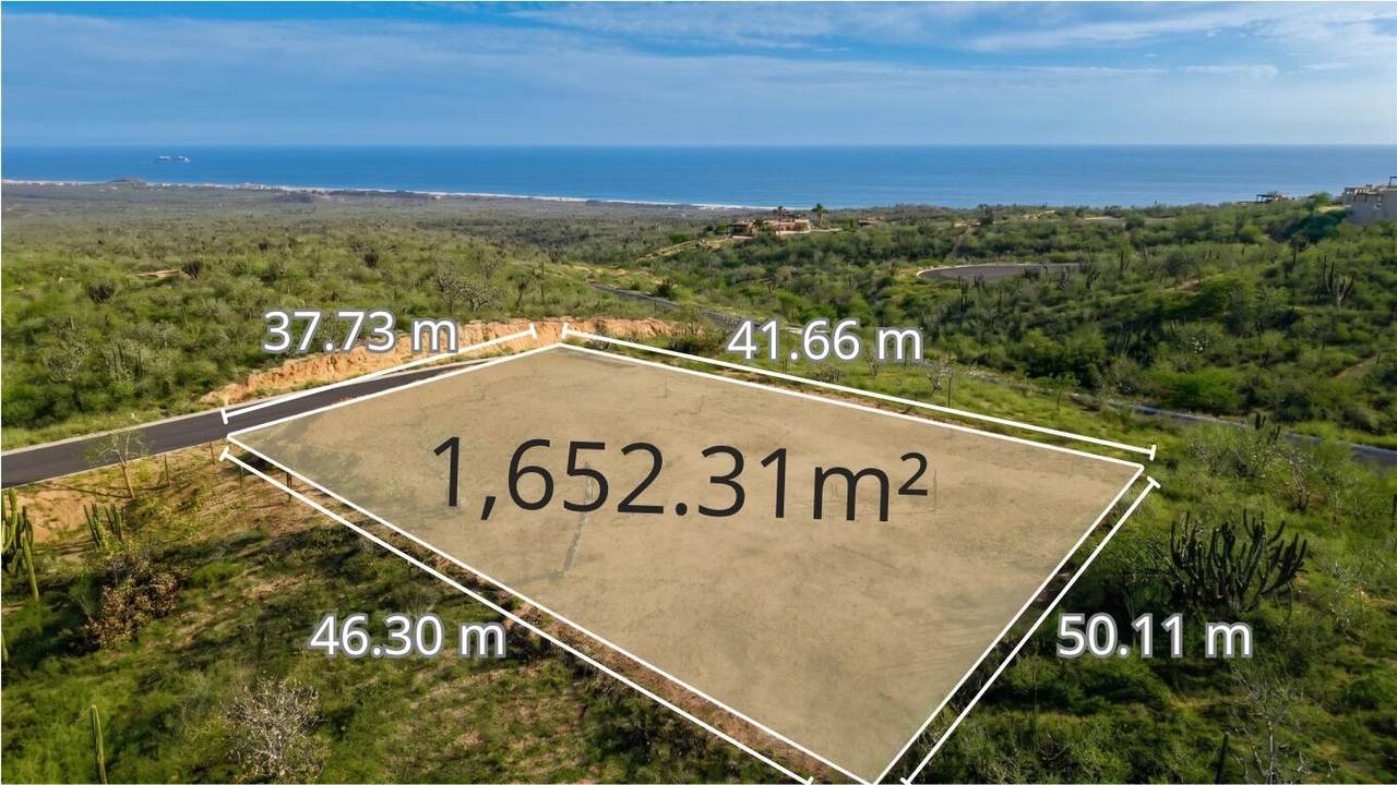 Cabo Real Real Estate, Ocean View Lot In Cabo Corridor With Spacious Land And Scenic Surroundings.