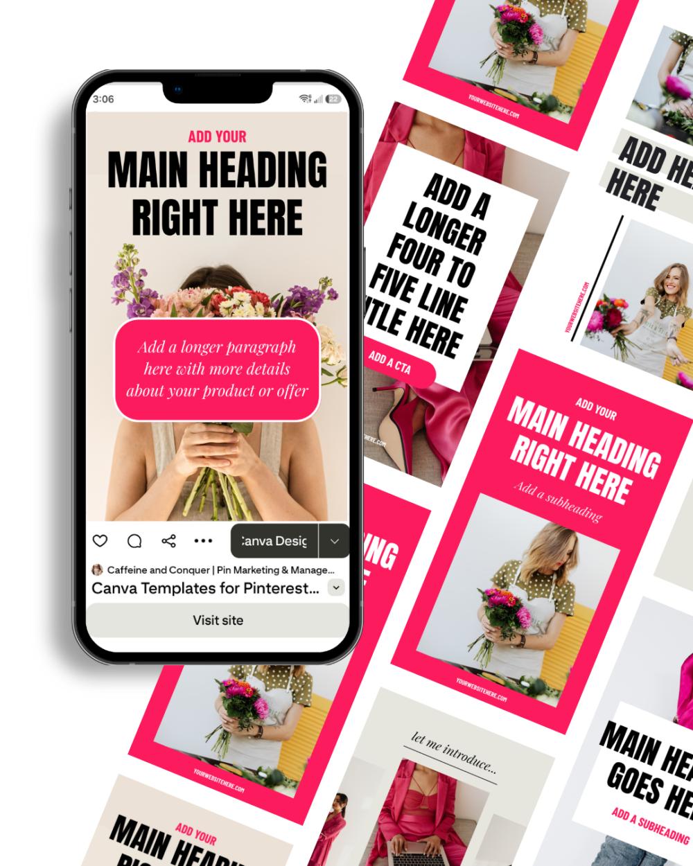 Pinterest Templates for Service Providers