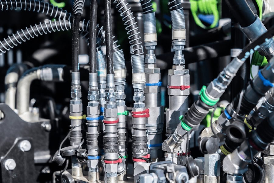 CNC machined hydraulic components and manifold parts