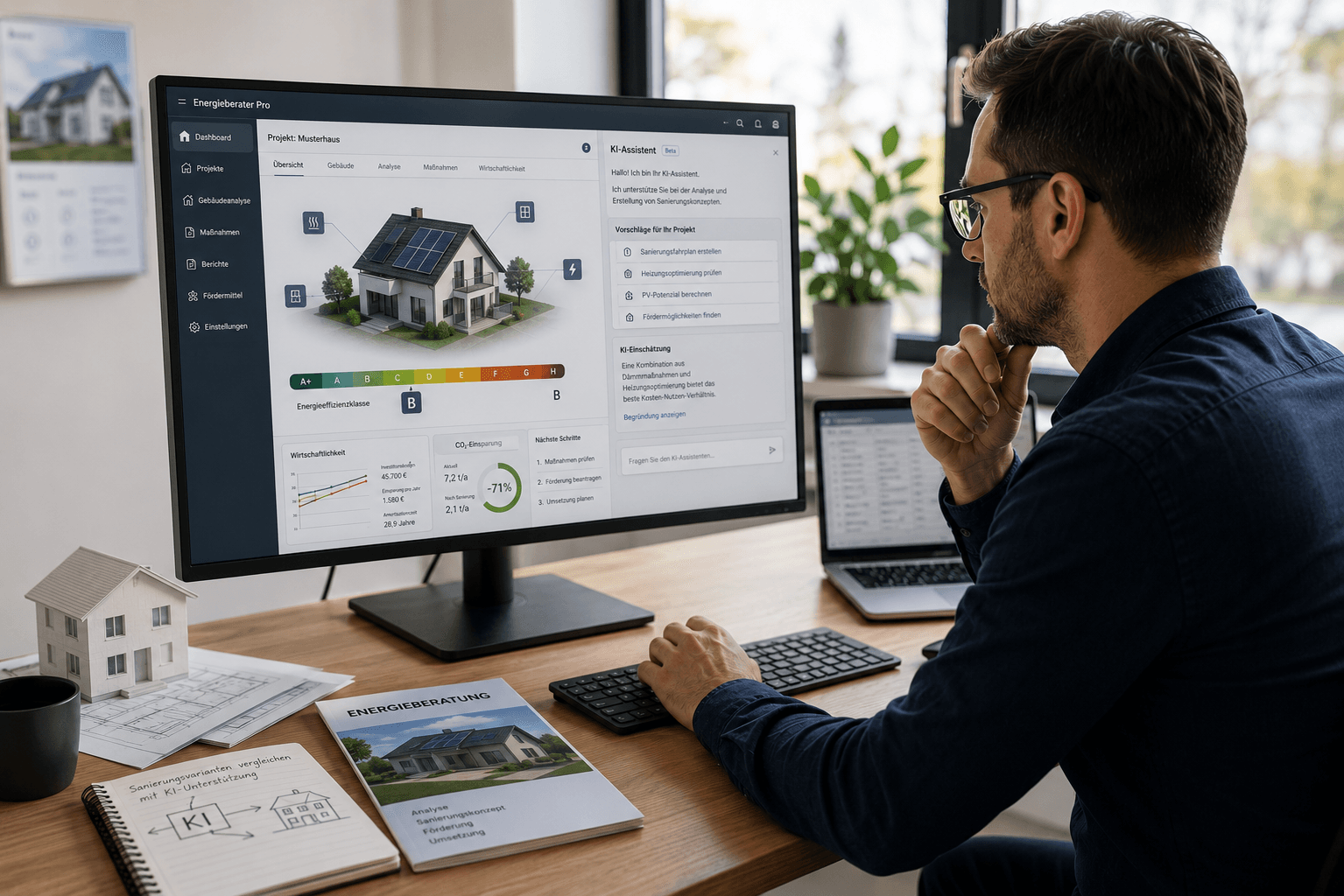 Künstliche Intelligenz in der Energieberatung: Zwischen Produktivitätsgewinn, Datensouveränität und Beraterhaftung