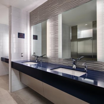 Interior of a bathroom at The Royal Sonesta Capitol Hill.