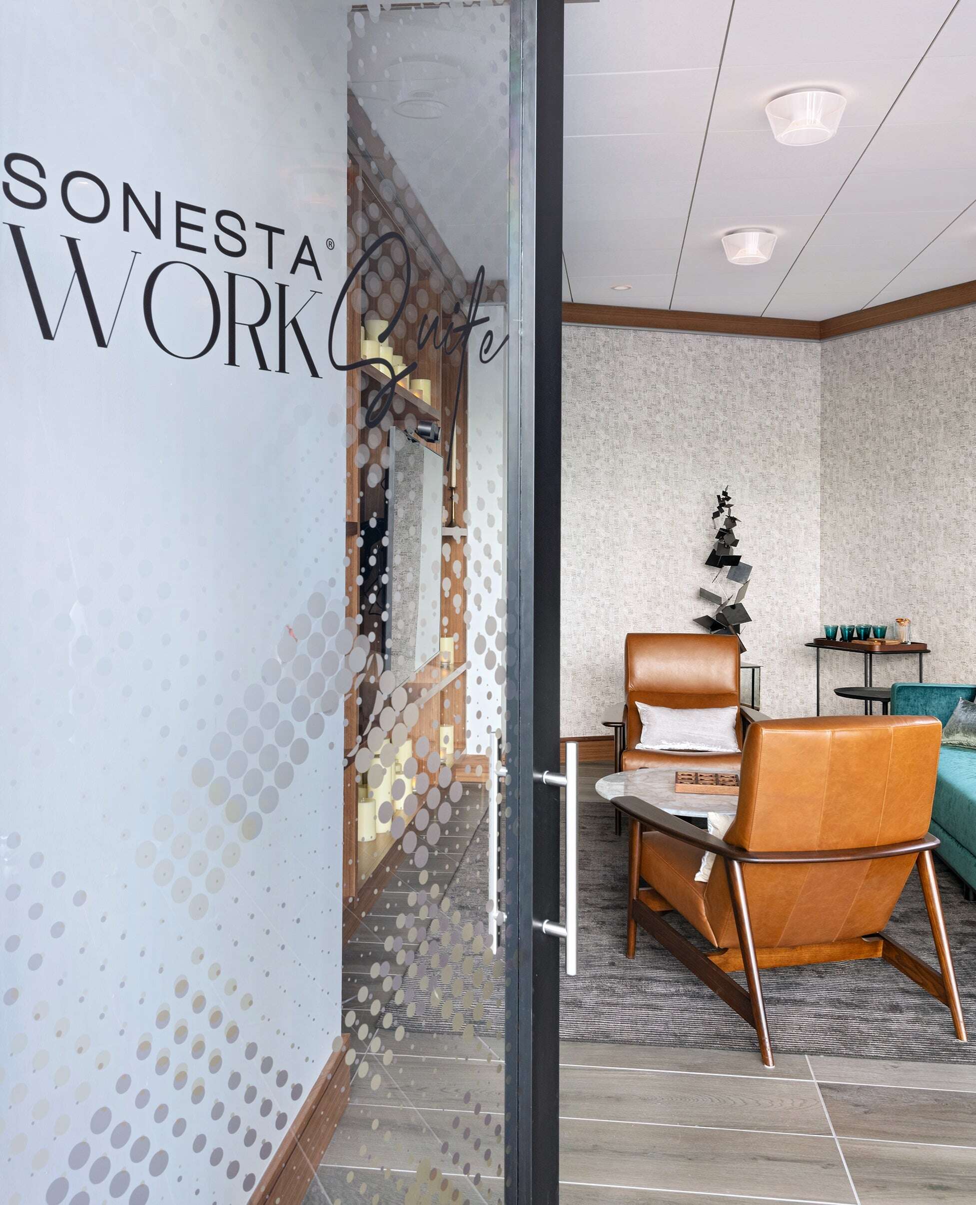 Entrance to the Work Suite at The Royal Sonesta Capitol Hill.