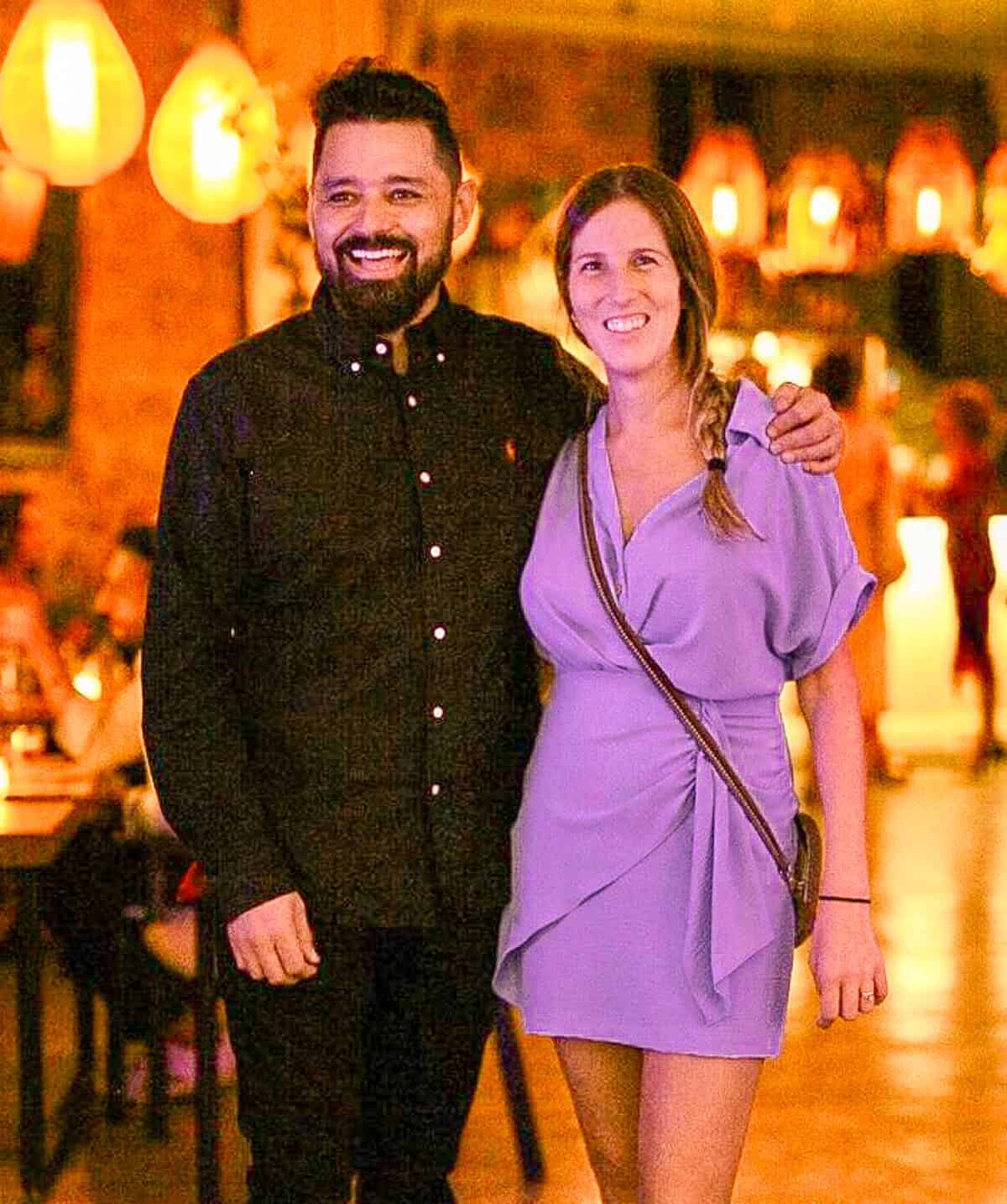 Brittany Morgan with Javier at BRUMA and La Bárbara in Casco Viejo, Panama