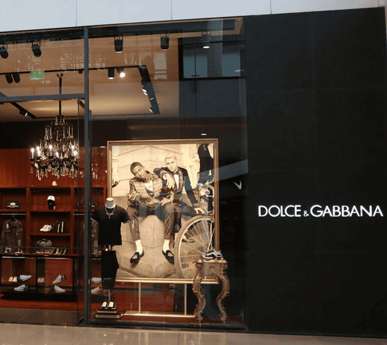 Dolce & Gabbana boutique storefront inside Multiplaza Mall in Panama City