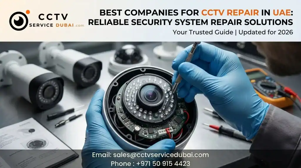 Best Companies for CCTV Repair in UAE