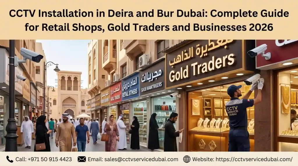 CCTV installation in Deira Dubai - Featured image