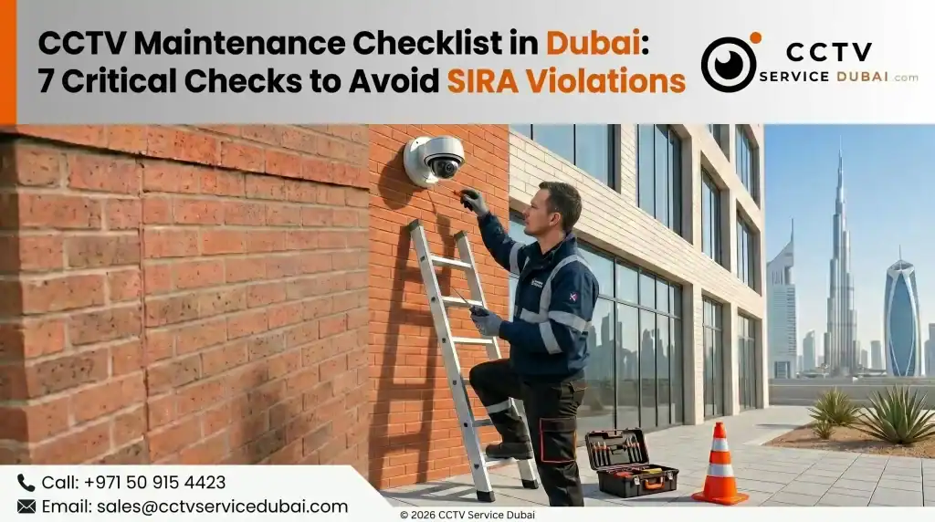 CCTV Maintenance Checklist in Dubai