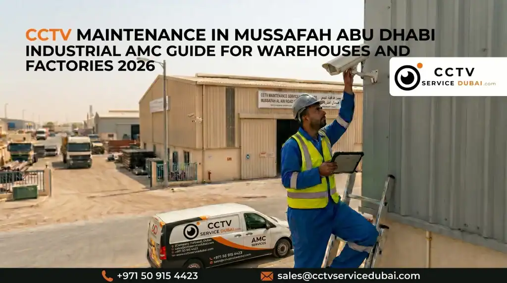 CCTV Maintenance in Mussafah Abu Dhabi - Featured Image