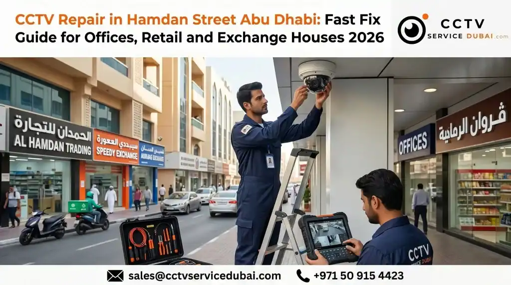 CCTV Repair in Hamdan Street Abu Dhabi - Featured Image