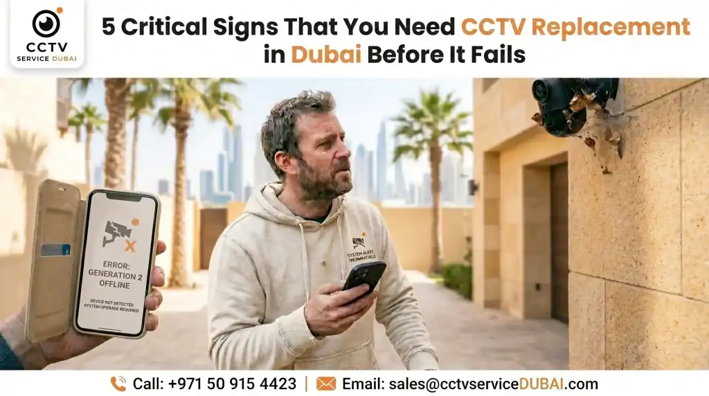 5 Critical Signs That You Need CCTV Replacement in Dubai Before It Fails