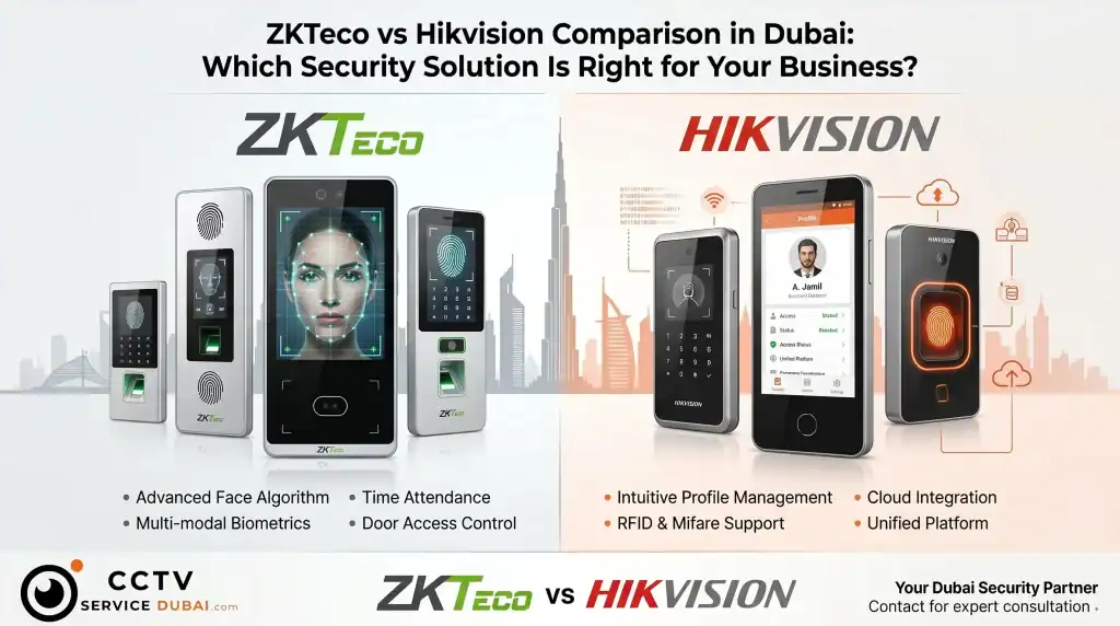 ZKTeco vs Hikvision Comparison in Dubai
