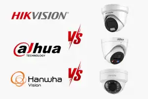 Hikvision Vs Dahua Vs Hanwha Vision Comparison Image - Hikvision in Dubai