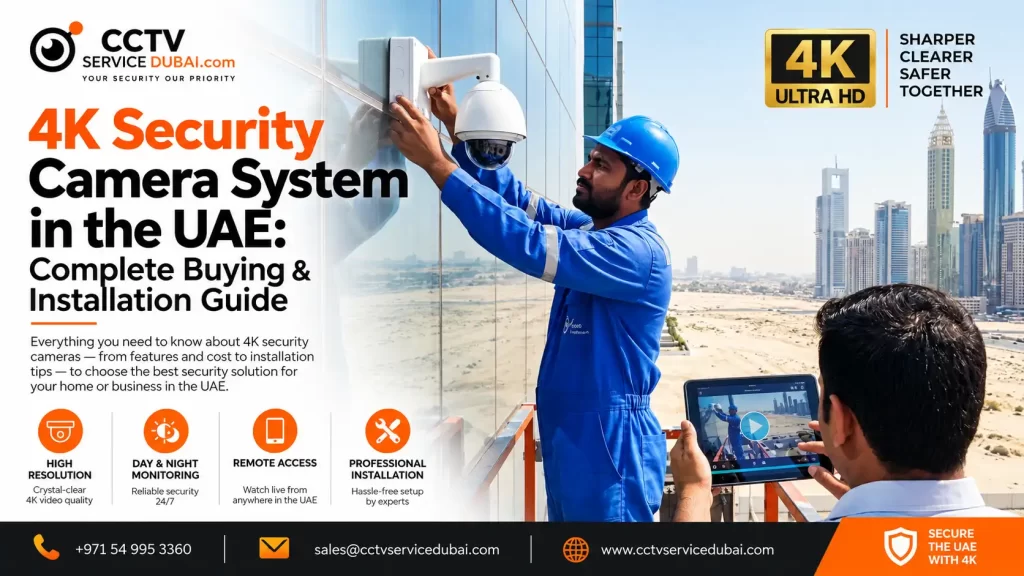 Featured Imge of the blog 4K Security Camera System in the UAE