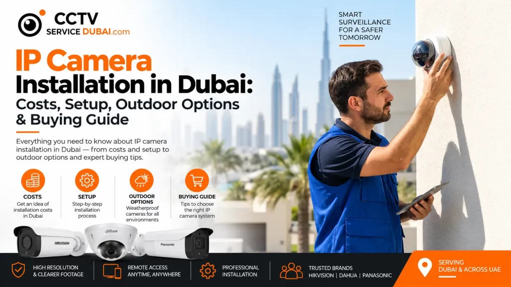 Featured Image of the Blog - IP Camera Installation Cost in Dubai 2026 Price & Setup Guide