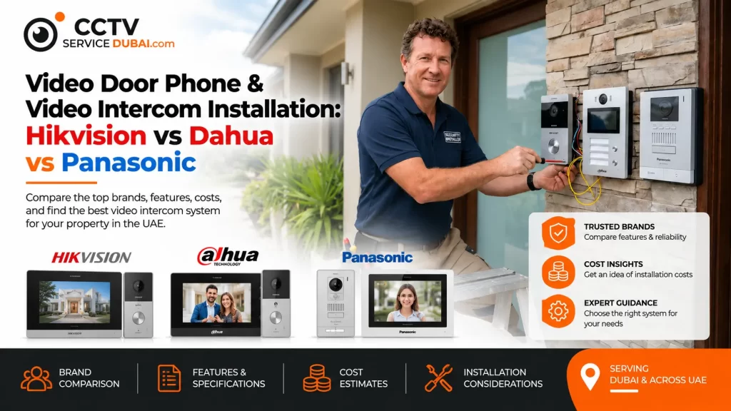 Featured Image of the blog video door phone installation