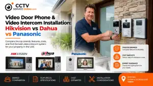 Featured Image of the blog video door phone installation