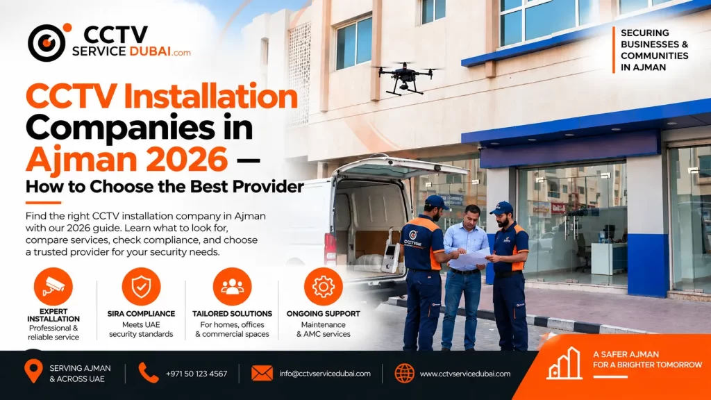 Featured Image of the blog CCTV Installation Companies in Ajman