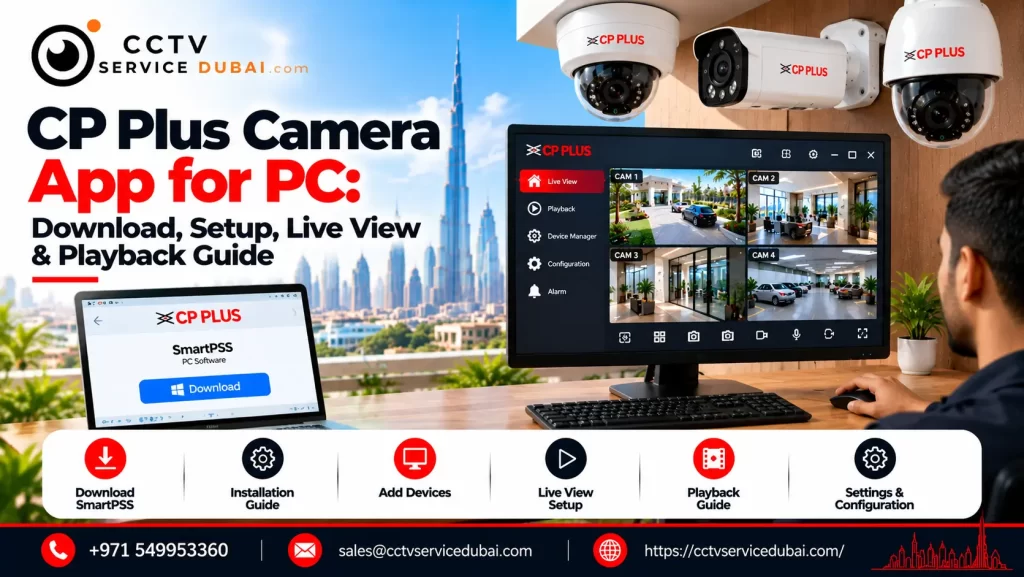 Featured Image of the Blog : CP Plus Camera App for PC