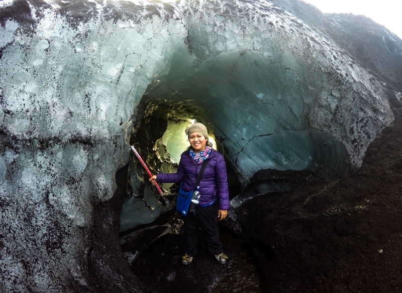 Solheimajokull glacier hike in Iceland