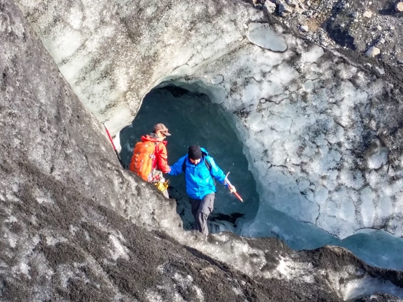 glacier hiking in iceland
