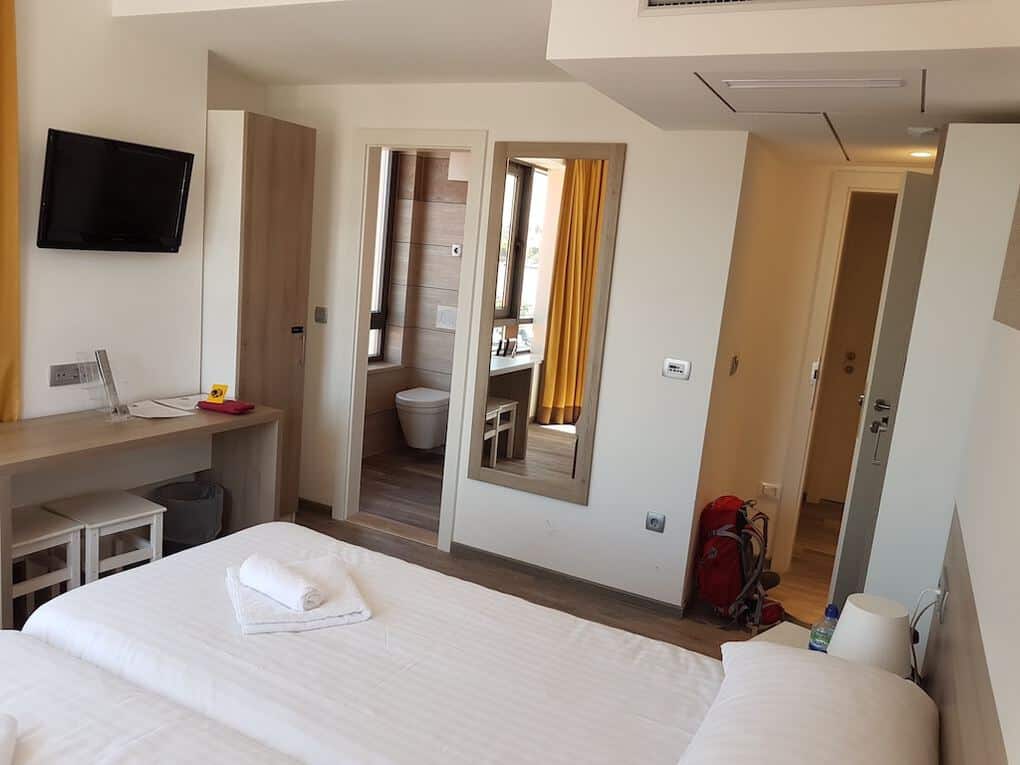 Our hostel room in Dubrovnik