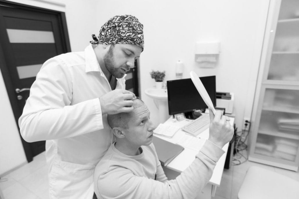 a free consultation is the start of a hair transplant or restoration