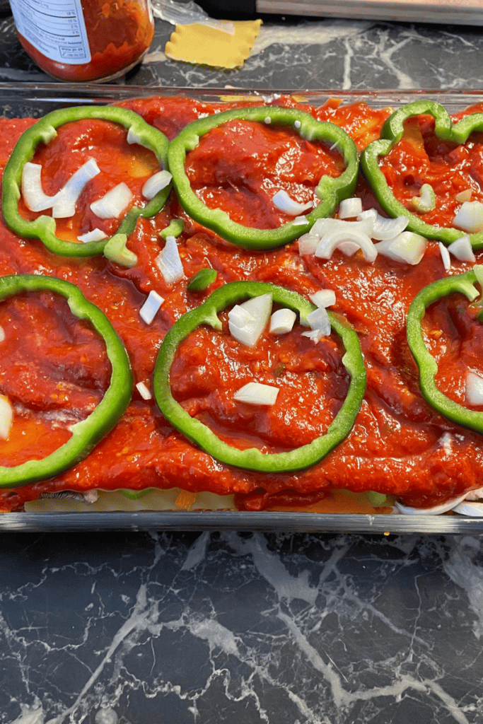 green pepper rings