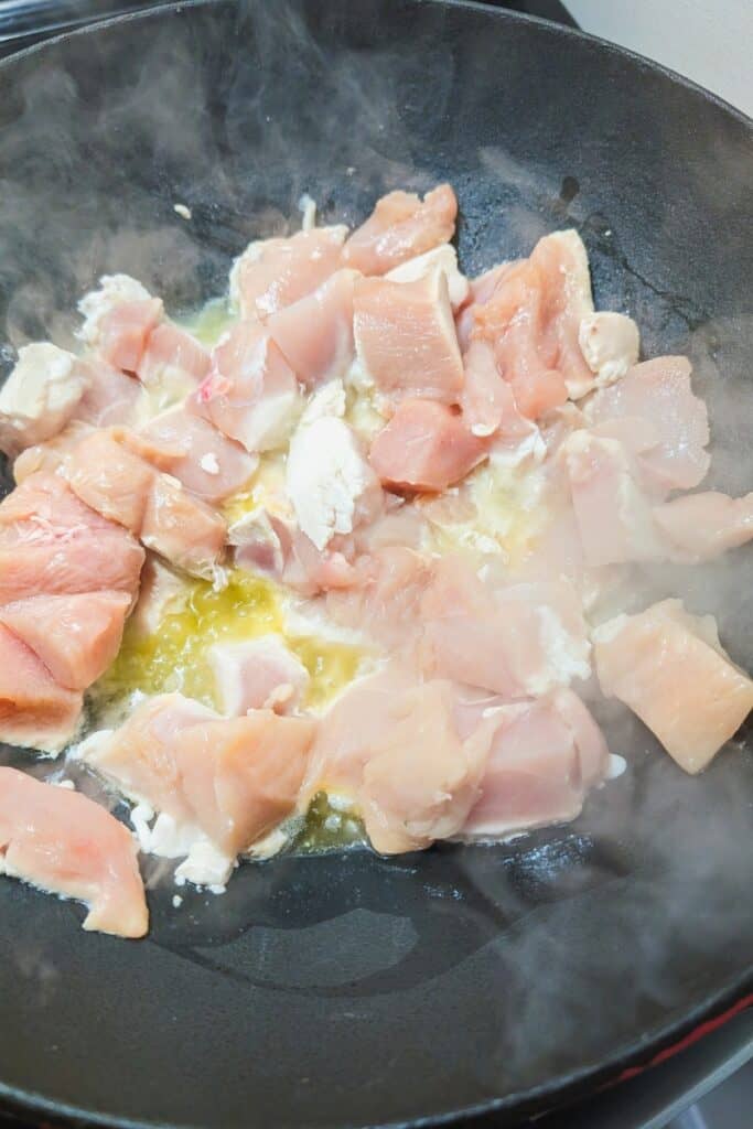 cooking chicken chunks