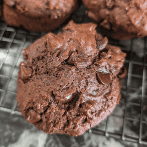 Delicious chocolate orange muffins with rich cocoa and zesty orange flavor, perfect for a sweet trea.