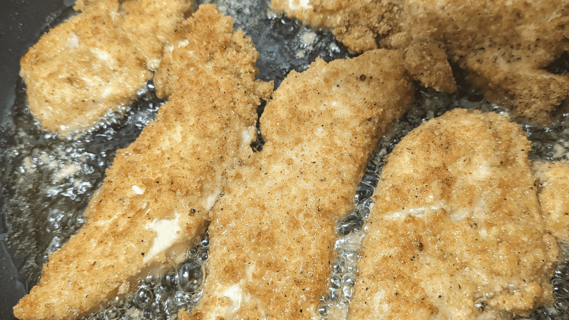 crispy pan fried chicken tenders