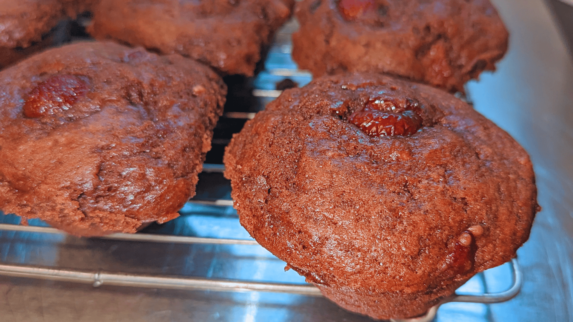 Aunty Carol's Chocolate cherry muffin baking recipe