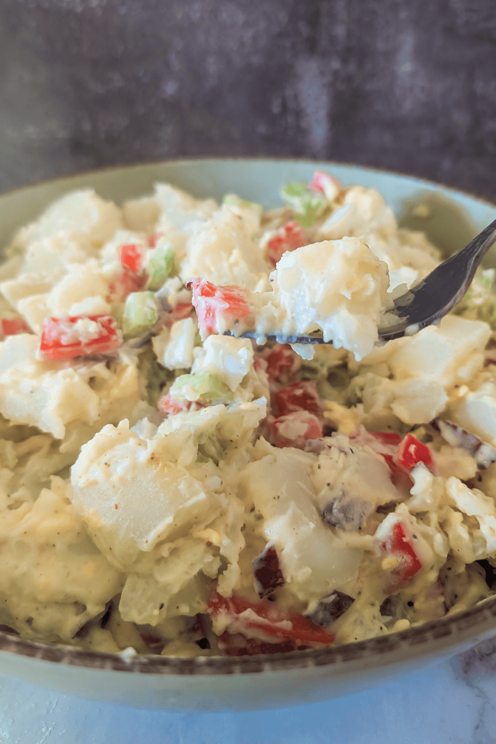 the best potato egg salad with dill pickle