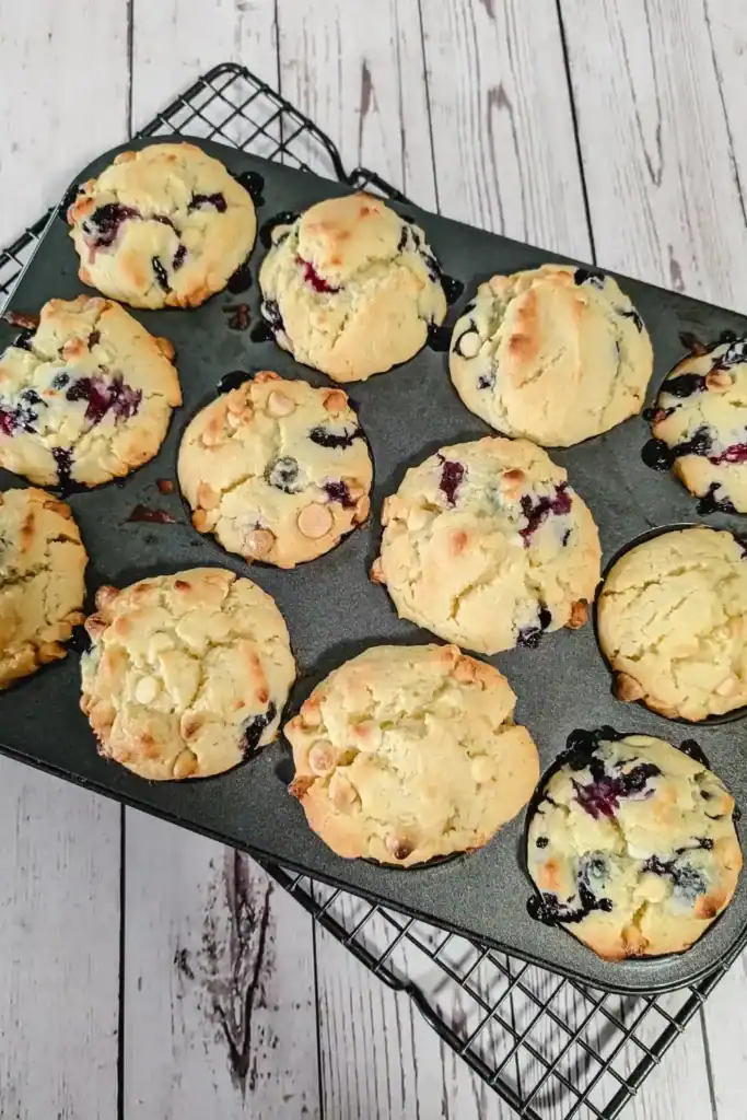 the baked muffins