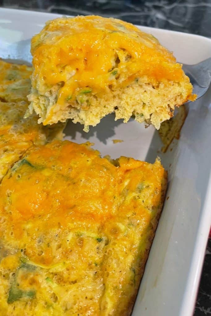 baked cheesy egg casserole
