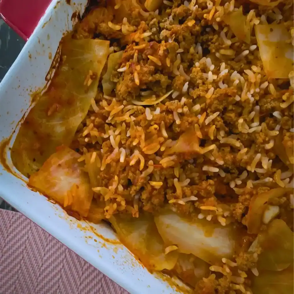 easy lazy cabbage roll casserole