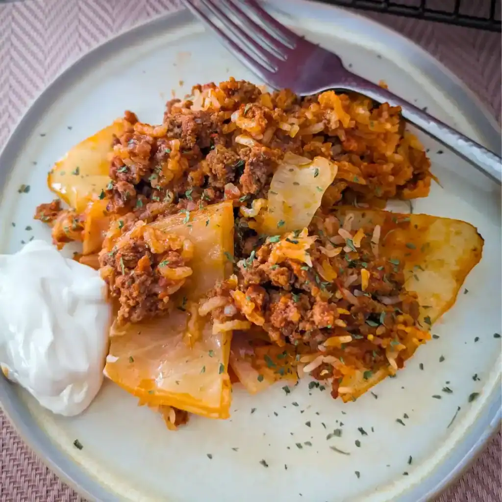 easy lazy cabbage roll casserole