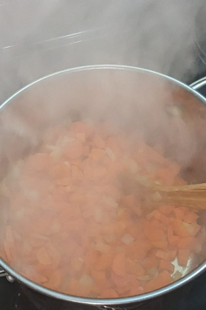 sauted carrots and onions