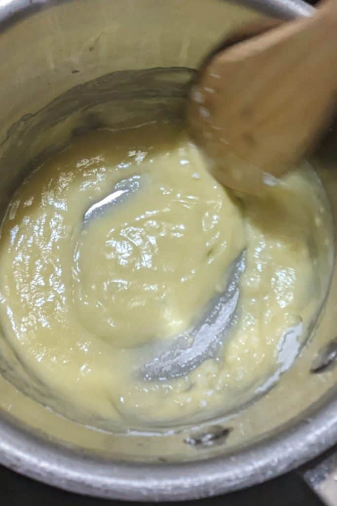 butter and cornstarch roux