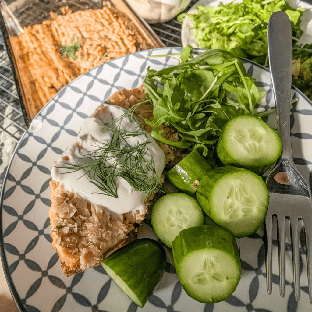 Healthy cucumber snack with yogurt dip, perfect for light meals or appetizers.