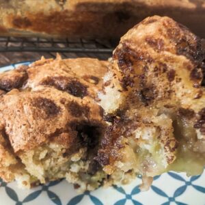 easy springtime rhubarb cake