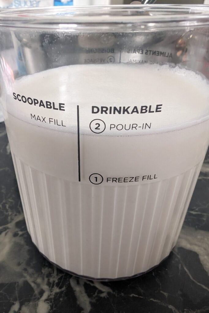 filling ninja creami pint