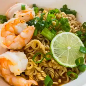 Comforting Easy Spicy Shrimp Ramen Noodles With Lime Juice_11zon