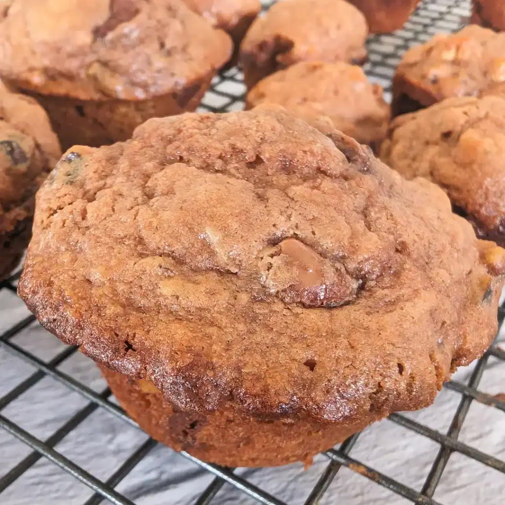 The Ultimate Milk Chocolate Muffin With Walnuts