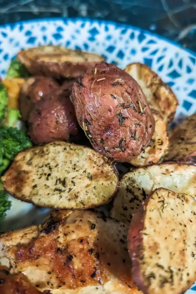air fried baby potatoes
