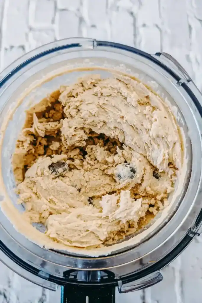 after the second spin with the mix ins the coffee ice cream
