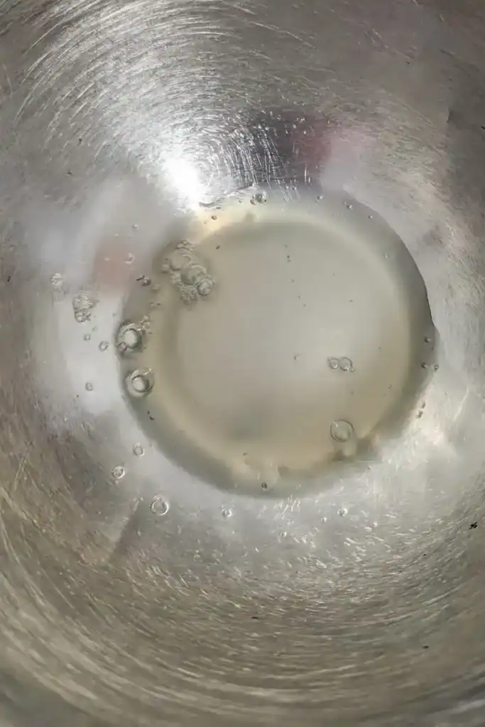 pasteurized egg whites in bowl