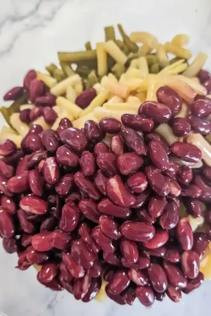 adding red kidney beans