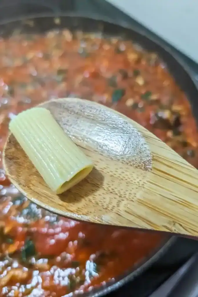 al dente rigatoni